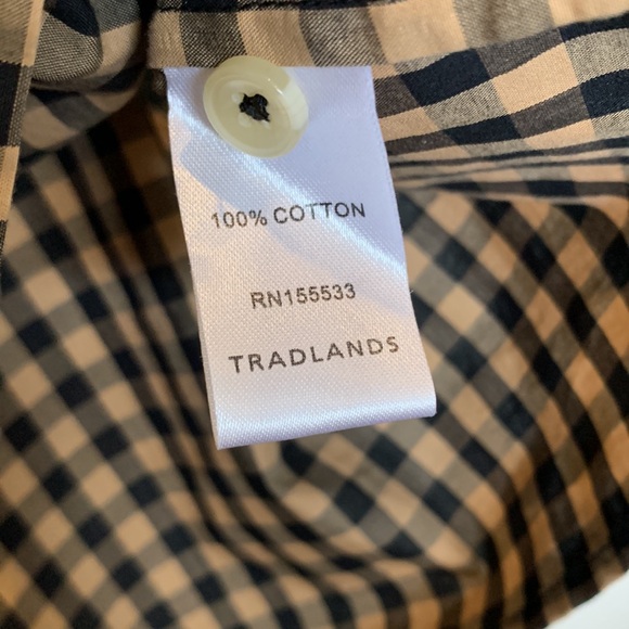 Tradlands Chalet Tiered Dress, Coffee Gingham - Picture 11 of 11